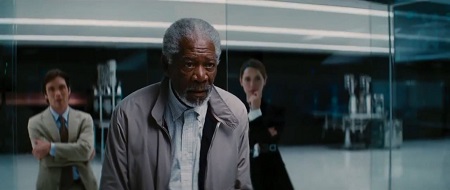 Not even the voice of God could make this movie make sense.